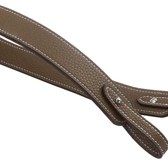 Women’s Etoupe Leather Picotin 18-22 Lock Bag Crossbody Strap with 67cm Length - Picture 1 of 8